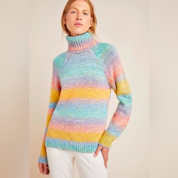 T.La Sweaters - Anthropologie T.la Rainbow Sweater